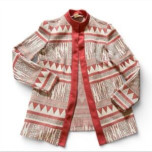 VTG Made in USA 70s Montgomery Ward Geometric Posh Cardigan Size 10